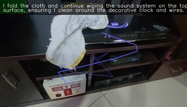 Cleaning a Shelf and Electronics preview frame