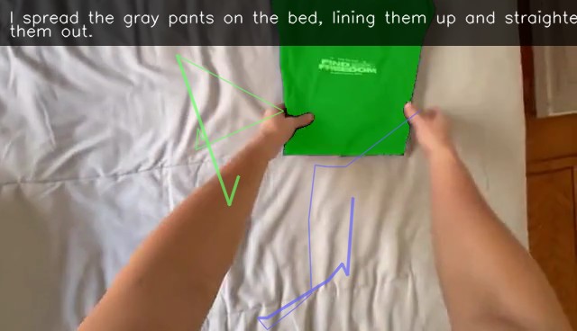 Folding Laundry on a Bed preview frame