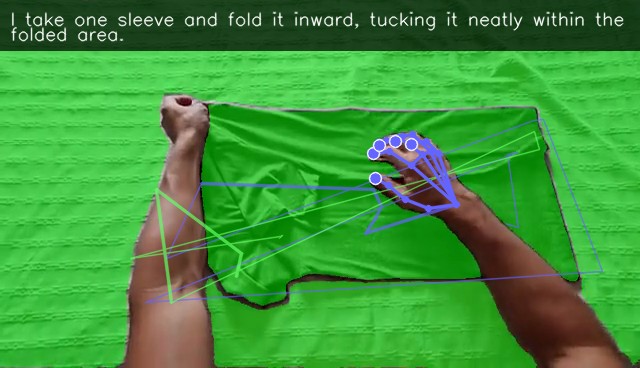 Folding a Shirt preview frame